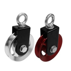 Aluminum Gym Pulley WheelsOD95mm  6202-z Bearing Gym Equipment Fitness