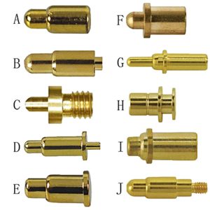 China Custom Brass Pogo Pin Connector High Current Elastic Electrode Galvanized Spring Thimble Copper Probe Load Box Packing-SMT