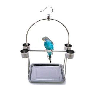 Cheap StainlessSteeParrot Stands Bird Stainless Steel Pet Bird Supplies