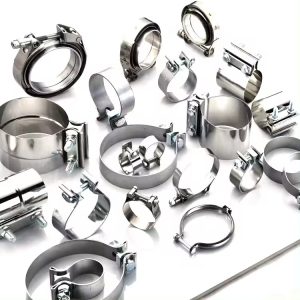 Custom Heavy Duty Stainless Steel Elastic Hose Clamp Various Types with Strong Pipe Hoop CV Boot Clamp Zinc Finish OEM Supported