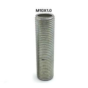 China Manufacturing M12 Metric Thick-Wall Steel Threaded Hollow Lamp Pipe Nipples Zinc ANSI/DIN/ISO Standards for Mining Heavy