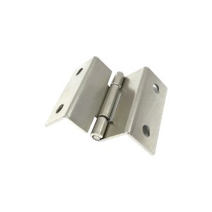 304 Polished Four-fold Hinge 2 Inch Outer Hinge Furniture Cabinet Door Accessories Bending Hinge