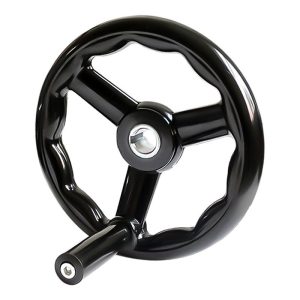 Milling Machine Accessory Corrugated Solid Plastic Bakelite Spoke Handwheelwith Comfortable Handle