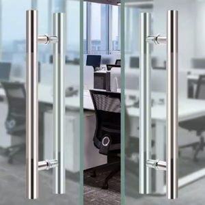 304 Back to Back Shower Bathroom Sliding Pull Handles Ladder Glass Door Handle H Shape