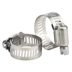 Adjustable Metric SUS304 Stainless Steel Hose Clamp with Spring Type Clamping Ring for Healthcare Application OEM Customizable