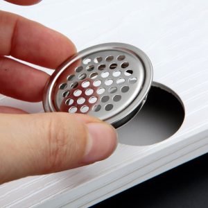 Grilles Metal Round Return Air Vent Grilles Stainless Steel Ventilation Window Grille Design Air Ceiling Conditioner for Kitchen