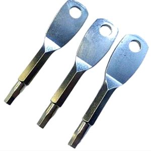 Keychain Screw Driver Factory Direct Supply Aluminum Alloy Door and Window Limit Lock Keychain Hexagon Socket Screwdriver