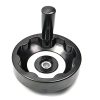 Adjustable Black Threaded Hand Wheel with Revolving Handle