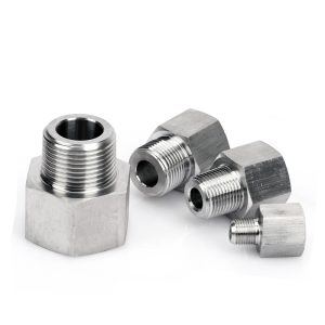 304/316 Male/female 1/8"-4" Hex Reducing Bushing Stainless Steel Reducer Adapter