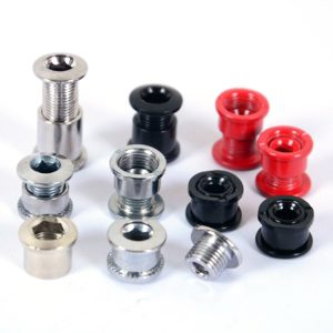 Titanium Alloy Locking Bolts for Bike Sprocket Assembly Aluminum Alloy Material Metric Measurement System