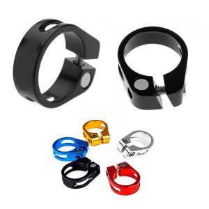 Alloy Bike Seat Post Clamp One Screws Bicycle Parts Cycling Saddle Tube Clamp 25.4 28.6 31.8 34.9mm