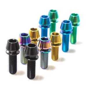 Factory Wholesale Titanium Tapered Head Screw M6 for Bicycle