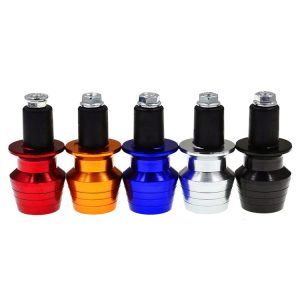 Motorcycle Universal Handlebar Grip End Cap Plug  Weight Handlebar Grips Cap Anti Vibration Slider Plug