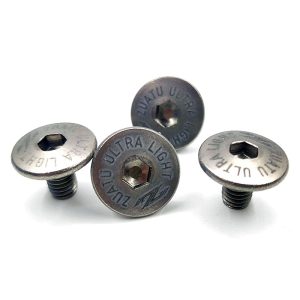 Supply TC4 Umbrella Head Screws Hexagon Titanium Alloy M5 Bicycle Motorcycle Titanium Stainless Steel Bolts Black DIN Changxin