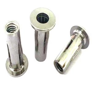 Changxin CN;GUA Factory's Carbon Steel Yellow Zinc Plated Lantern Rivet Nut Twist-Resistant Slotted Body Hot Galvanized Chinese