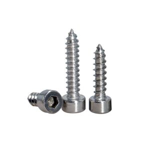 GB975 Cup Head Hex Socket Self-Tapping Screws Stainless Steel M2-M6 Fine Thread Galvanized Coating GB Standard Metric