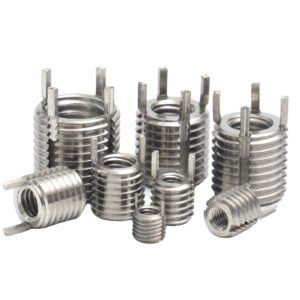 Stainless Steel SUS303 Thin-Wall Key-Locking Metric Thread Inserts M2-M24 with OEM Service for Heavy Industry Applications