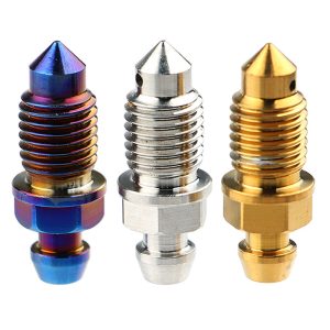 High Quality CT4titanium Alloy Nipple Brake Caliper Bleed Screw