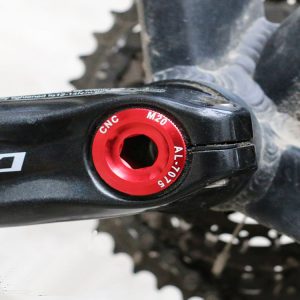 High Quality Aluminum Alloy Mountain Bike Color Crank Cover Crank Screws M18 M19 M20 Bicycle Parts