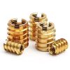 China Brass DIN 7965 Self-Tapping Inserts Wood Threaded Sleeve Screws Plugs for Improved Performance