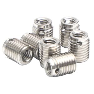 Changxin CX-Threaded Inserts-005 Stainless Steel M5 Three Holes Slotted Self Tapping 12.9 Grade Fully Threaded DIN Standard