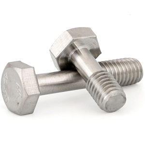 DIN 7964 Stainless Steel Reduced Shank Bolts Screws Coarse Metric Thread Hexagon Head for Electric Equipment Automobile