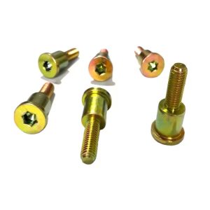 China Factory Round Head Stepped Screw Metric Titanium Black Oxide Step Screws