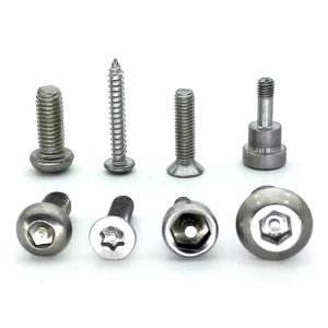 Donguan Fasteners Anti Theft Stainless Steel Metric Security Allen Torx Pan Head Screw M3 M4 M5 M6 M7 M8 M10