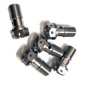TC4 Titanium Nuts Bolts Fasteners Stud Screwed Tube Screws Stainless Steel CNC Machined Customized OEM