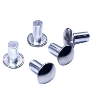 Low-Profile Domed Head Solid Rivet for Cookware Rivet Solid Aluminium Aluminum Rivets Manufactures