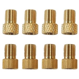Bicycle Presta to Schrader Valve Adapter Converters MTB Road Bike Presta Valve Adapter Convert Presta to Schrader Valve