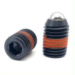 Source Factory Metric Ball-Point Set Screws Spring Plungers Anti-Loose Hexagon Black Oxide Finish Nylon/Aluminium Material