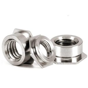 Type F Stainless Steel Hexagon Self Clinching Flush Nuts Passivated Finish Plate Standoff for Mining Applications