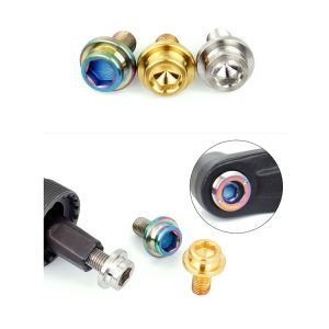CNC MTB Bike Crankset Arm Chain Wheel Central Bicycle Spline Axis Fixing Bolts Cycling Parts15x15mm 15x12mm